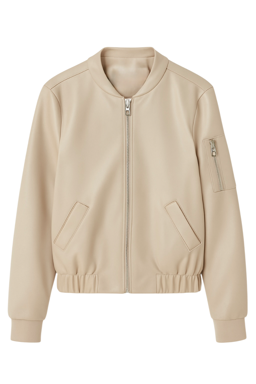 Chaqueta bomber satinada ZARA