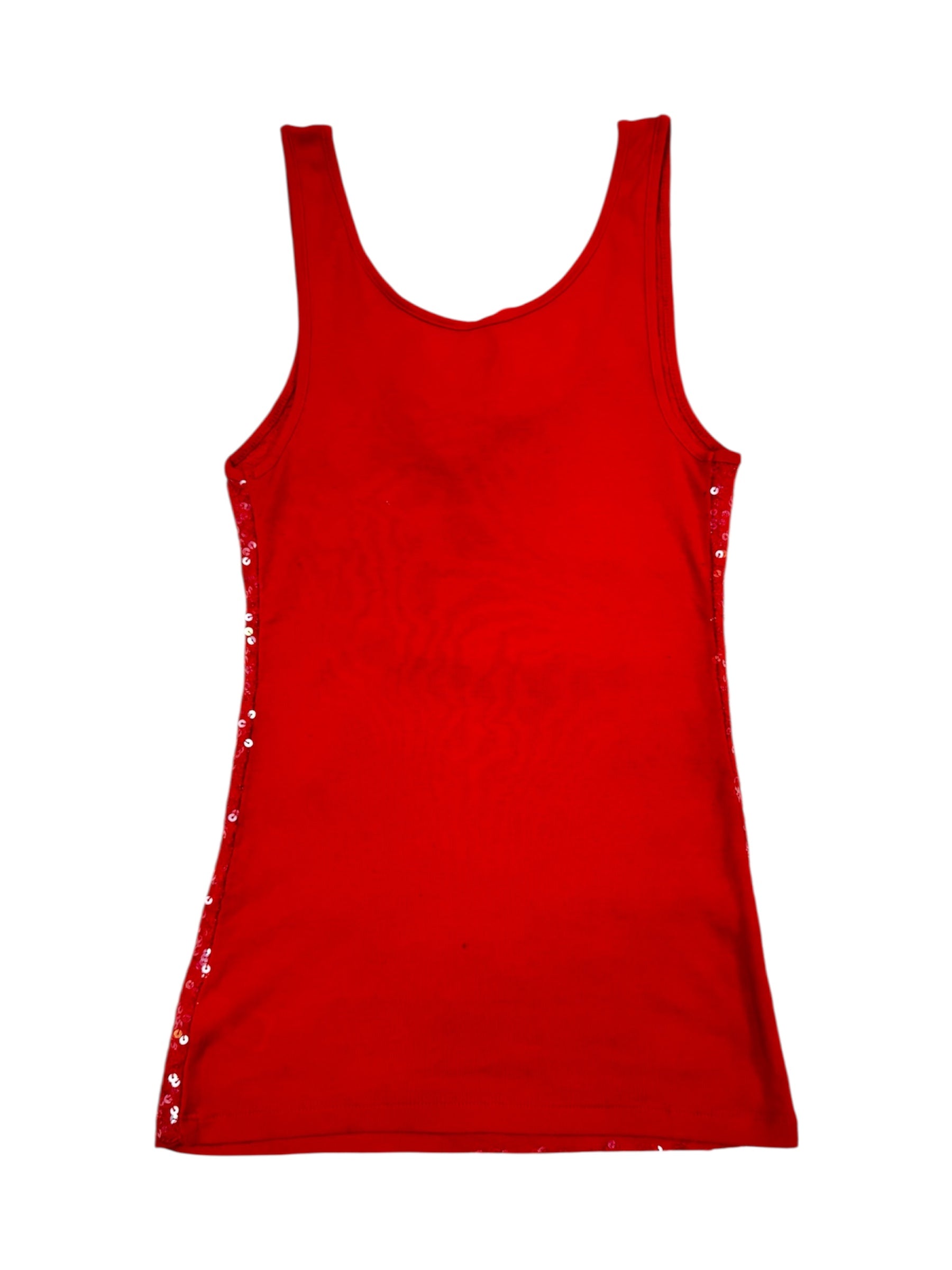 Blusa de lentejuelas roja
