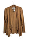 Chaqueta en gamuza camel
