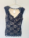 Top de encaje floral