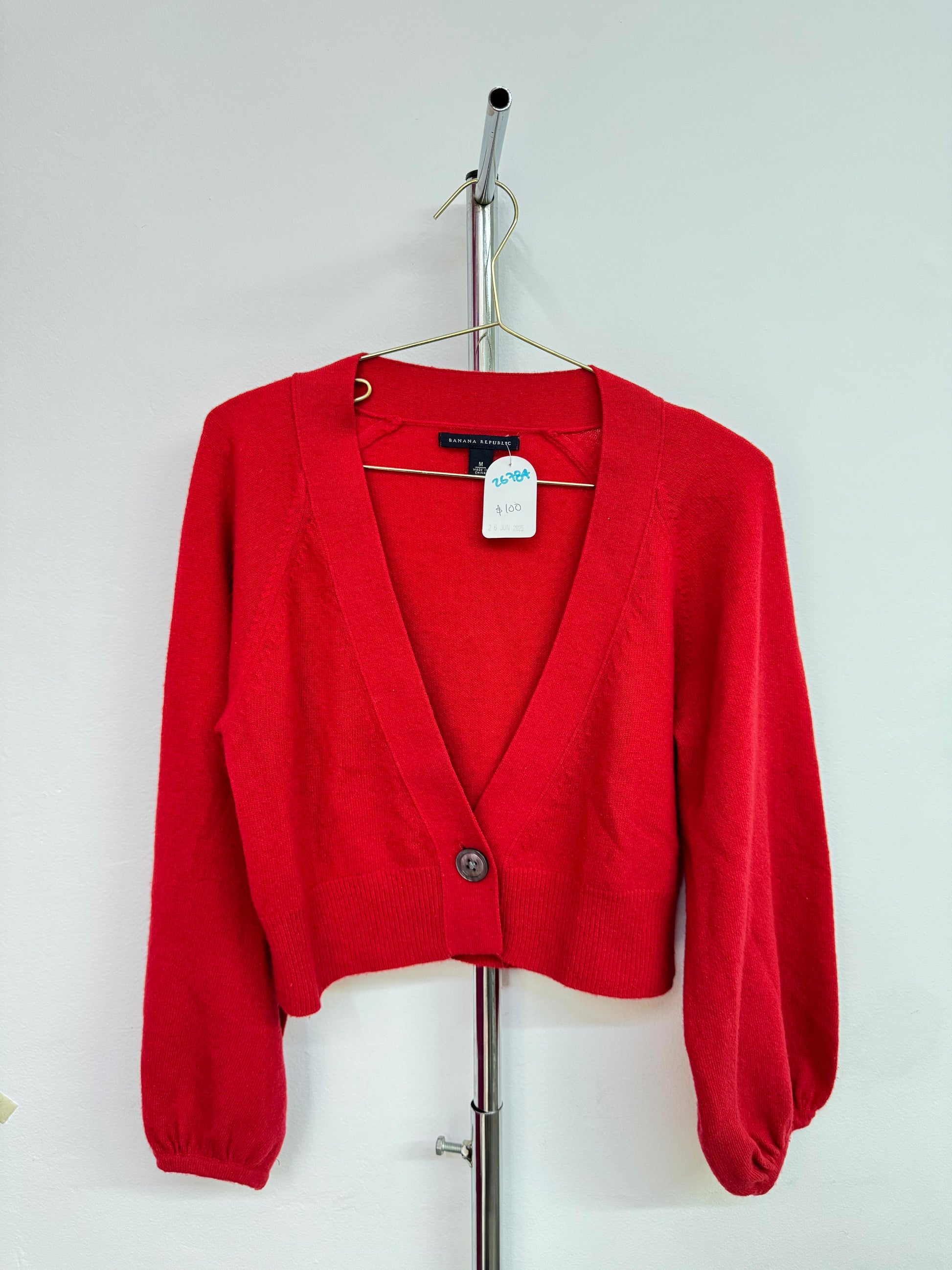 Cardigan Rojo