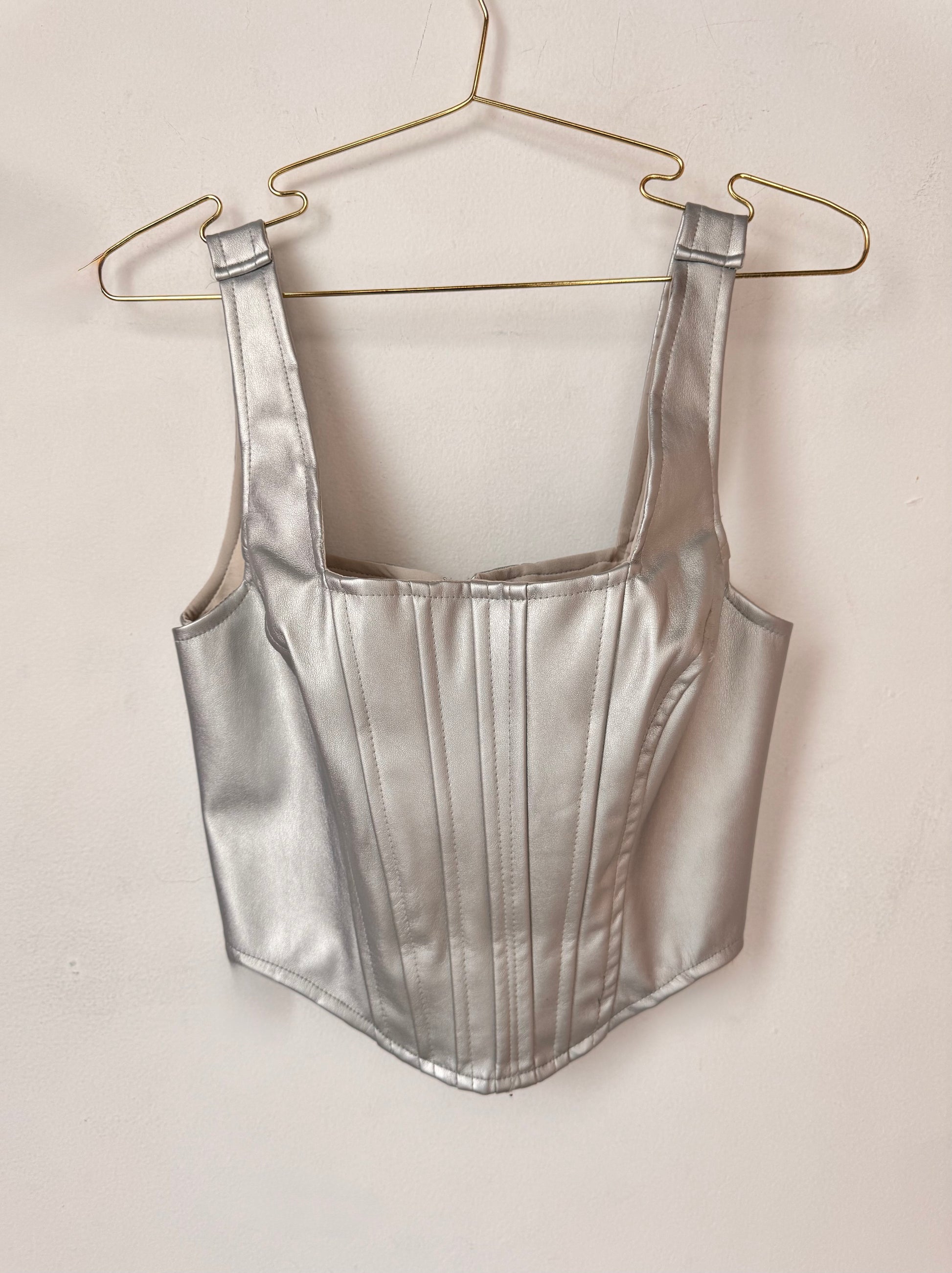 Corset Plateado