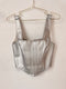 Corset Plateado