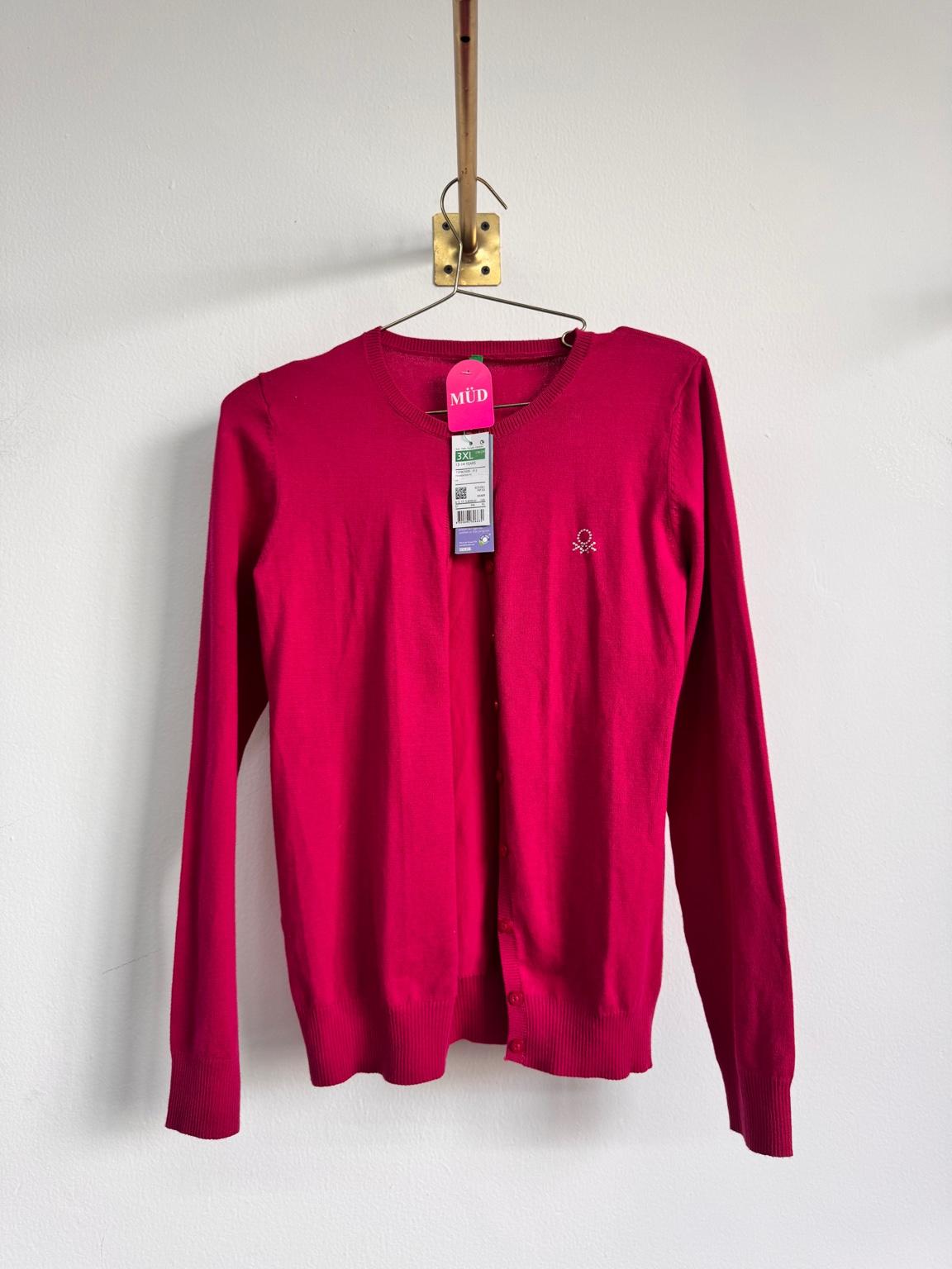 Cárdigan magenta Benetton