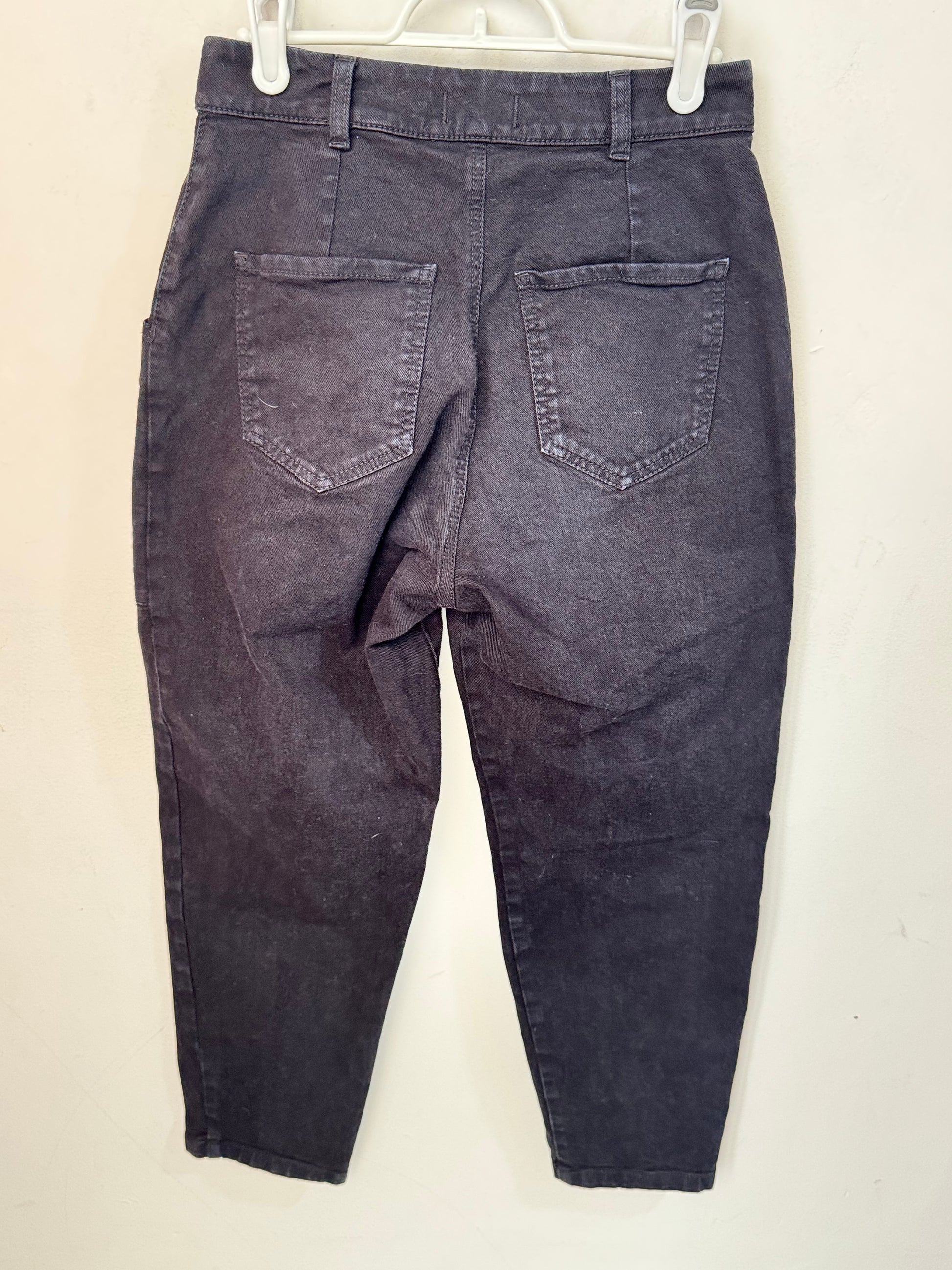 Pantalón cargo denim negro