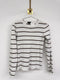 Blusa blanco rayas finas
