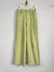 Pantalón verde a cuadros Zara
