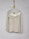 Blusa cuello plisado satinado