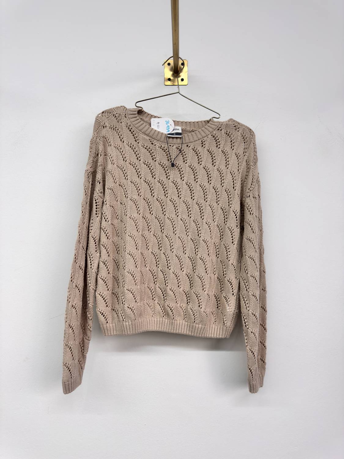 Suéter de punto beige