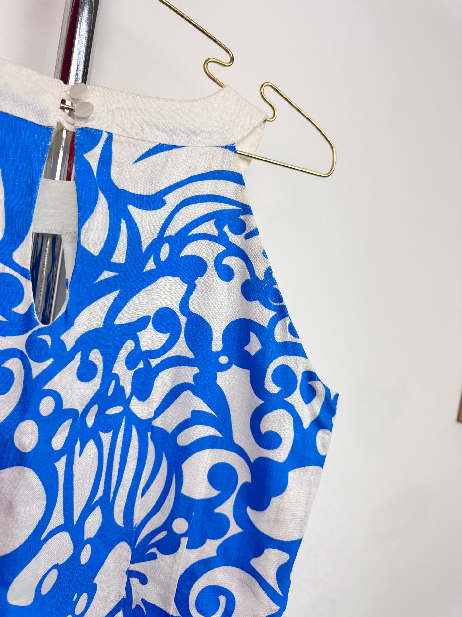 Vestido estampado Azul