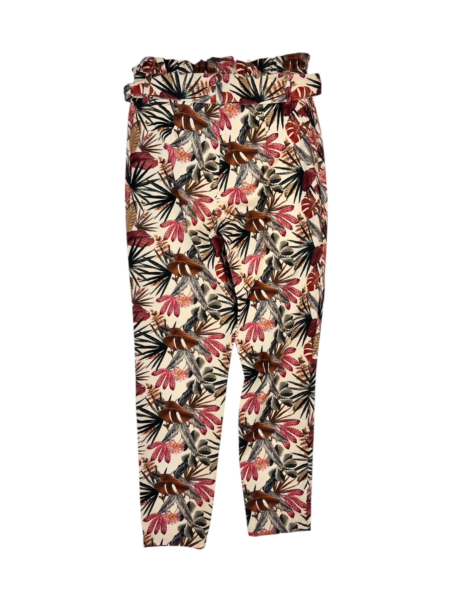 Pantalón estampado tropical