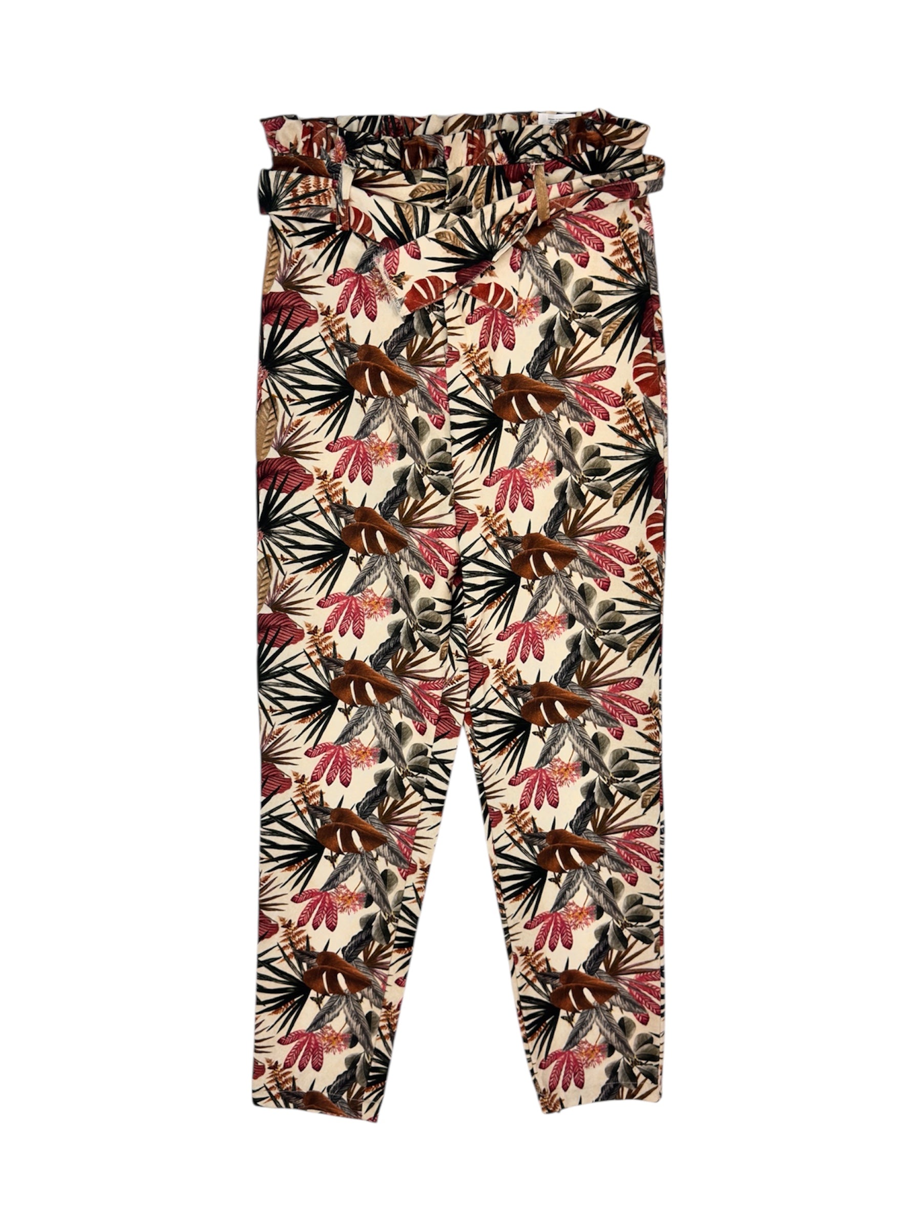 Pantalón estampado tropical