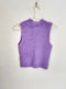 Chaleco peluche lila