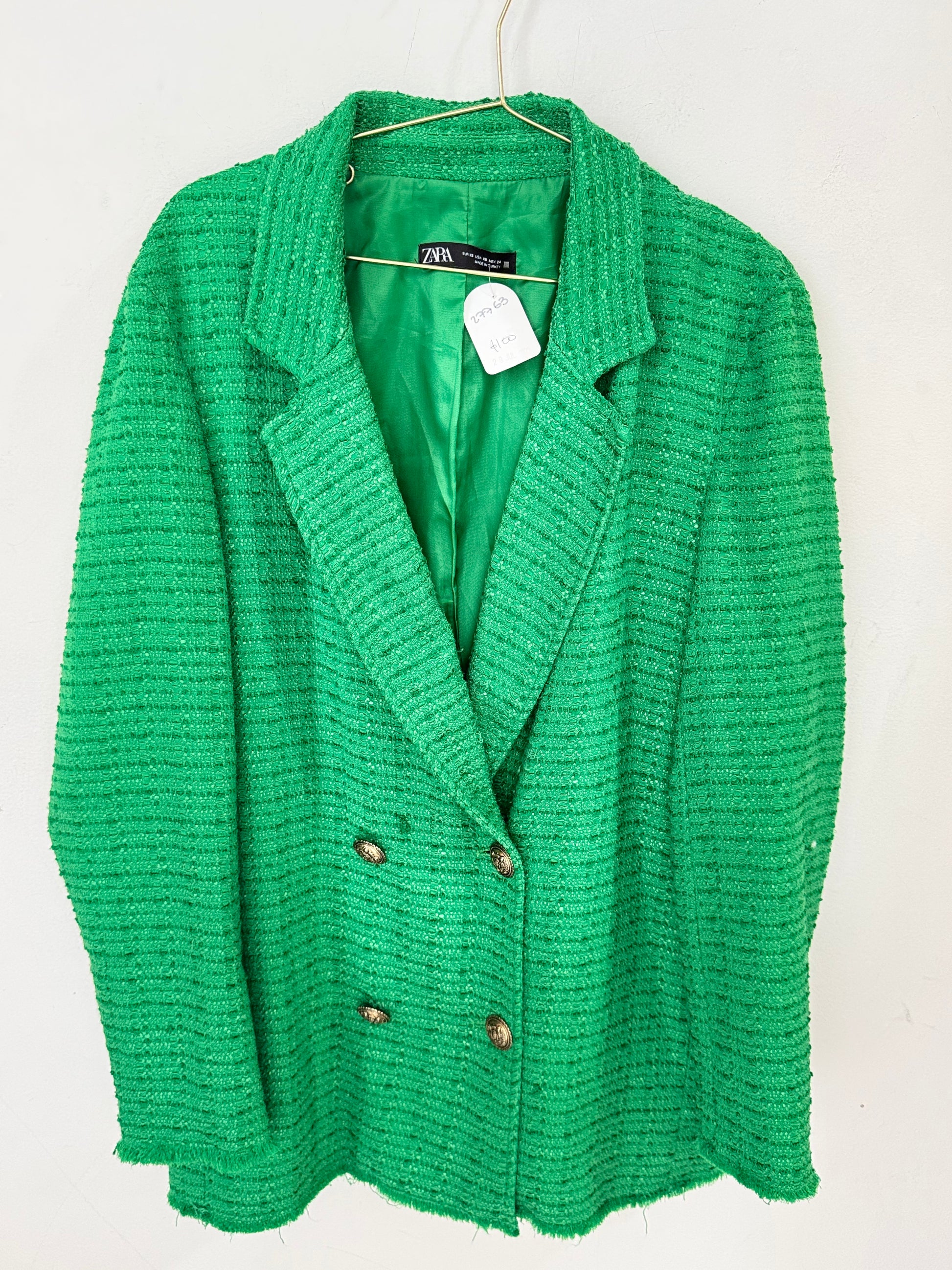 Blazer verde Zara