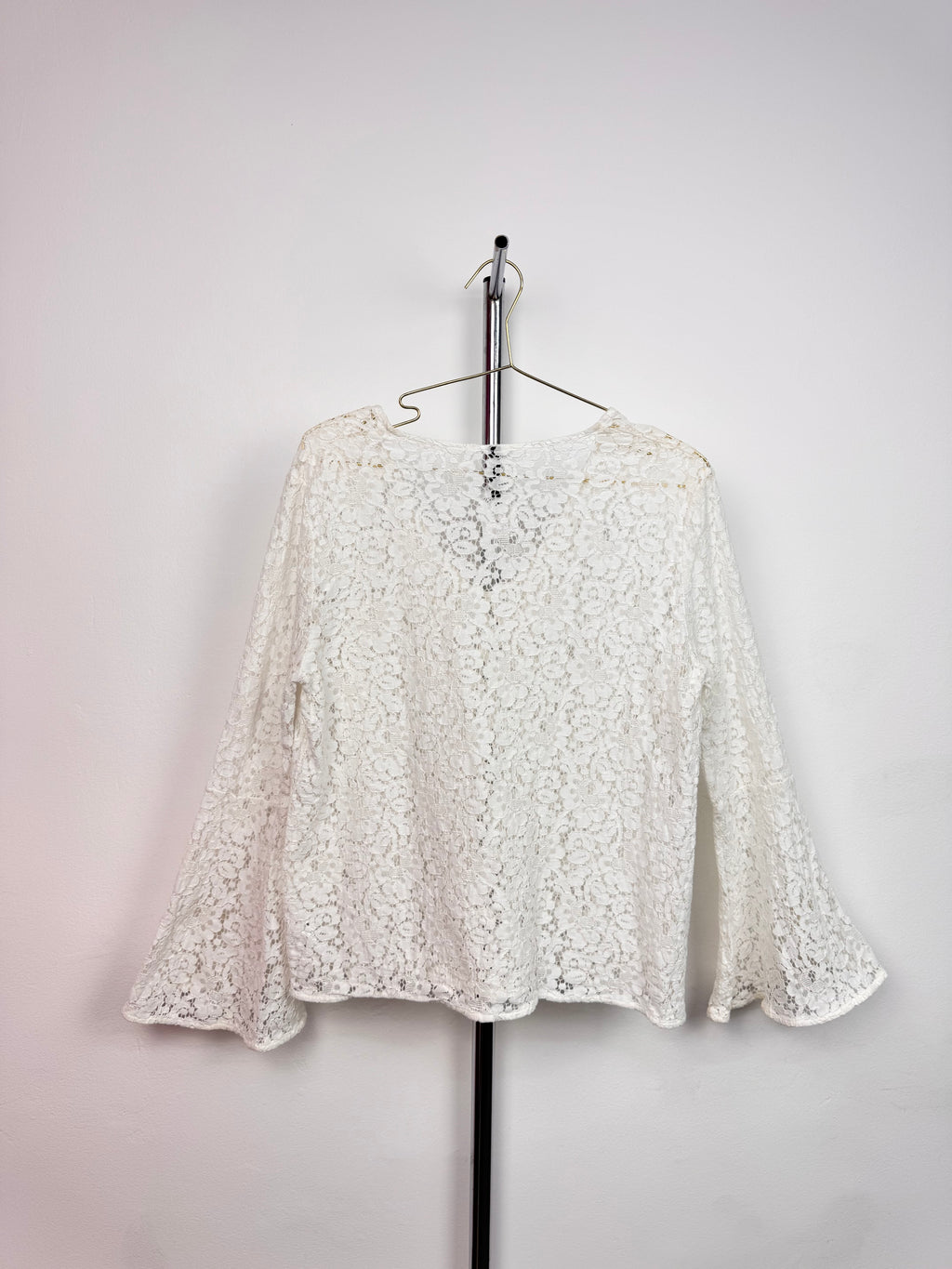Blusa Encaje Blanca