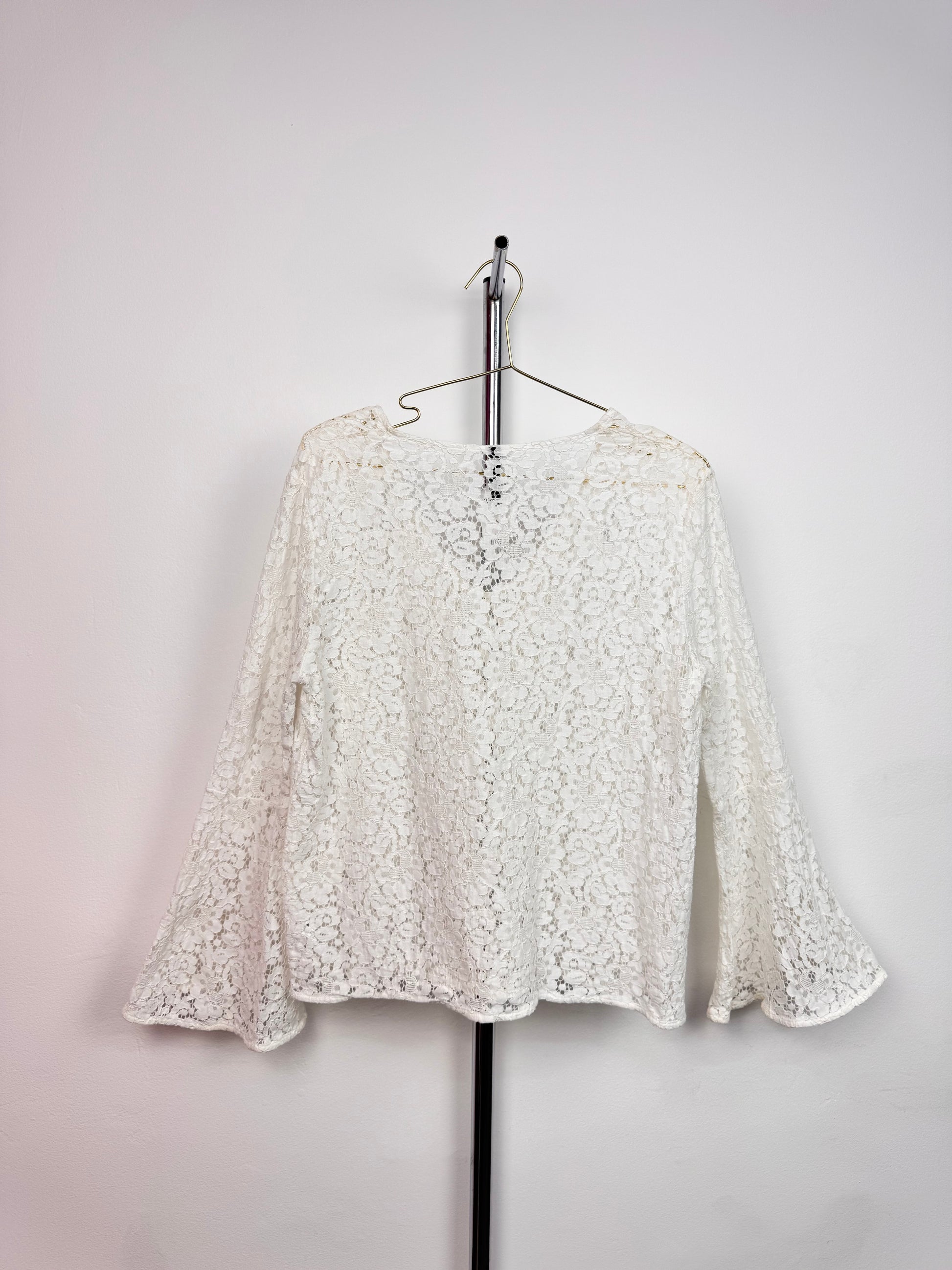 Blusa Encaje Blanca