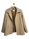 Abrigo de lana beige Galleris