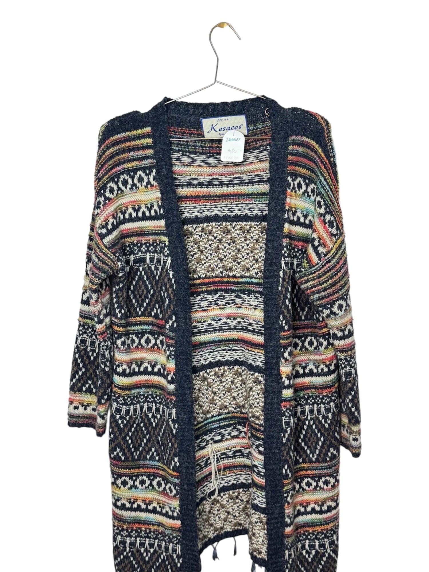 Chaqueta cardigan multicolor