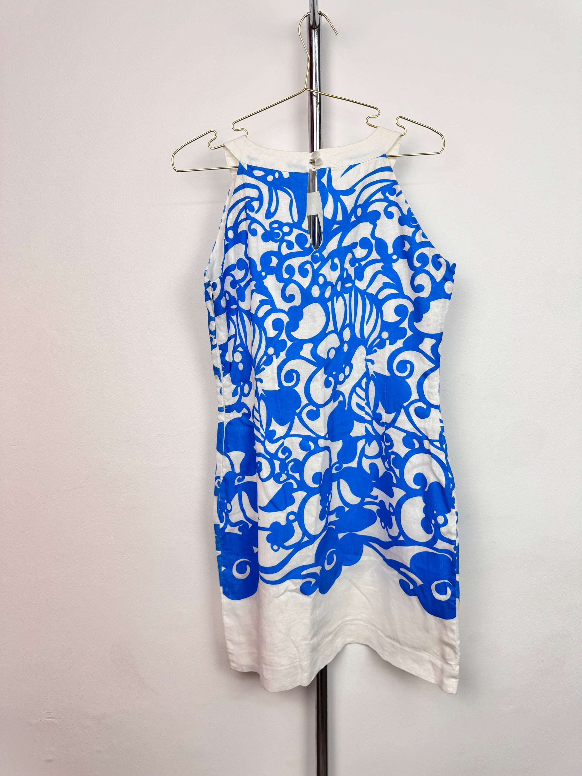 Vestido estampado Azul