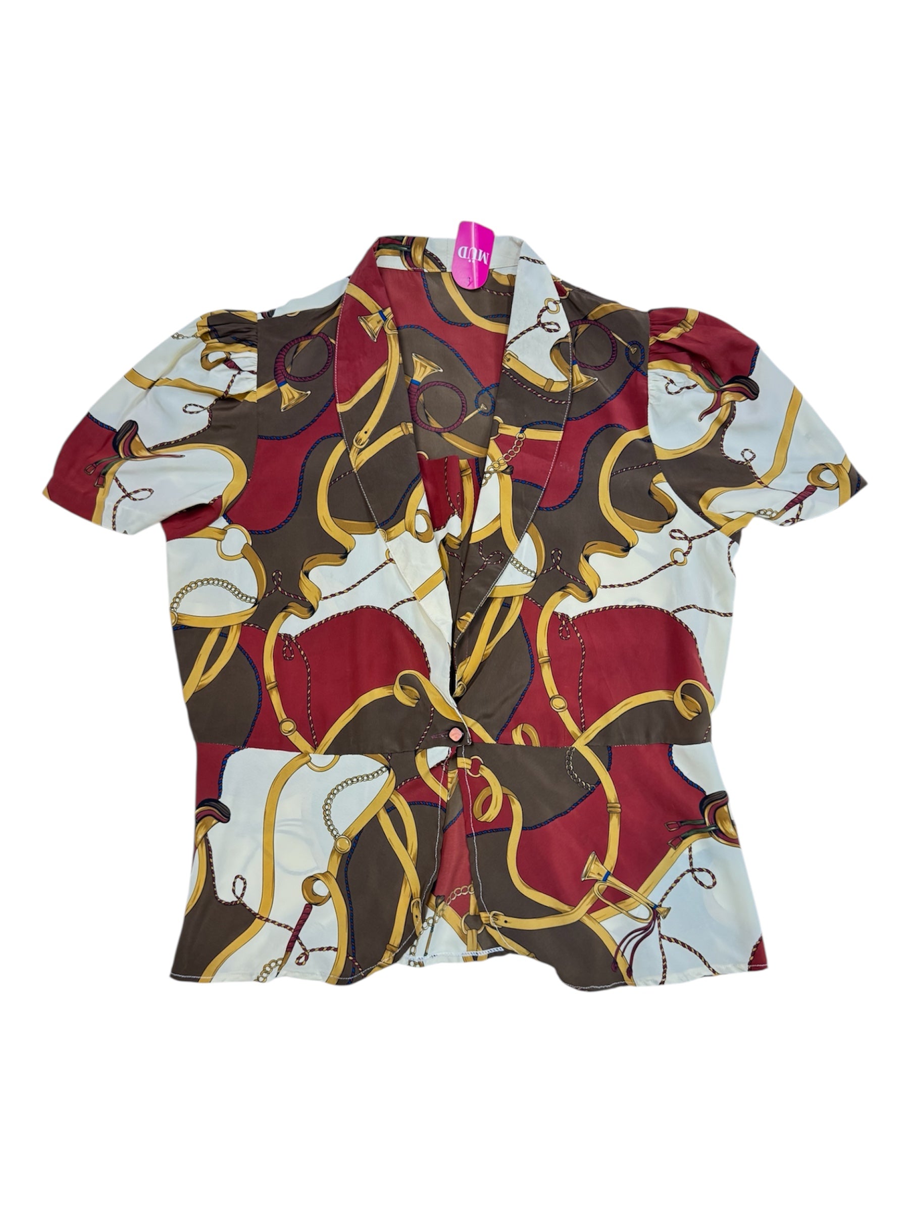 Blusa estampada cadenas