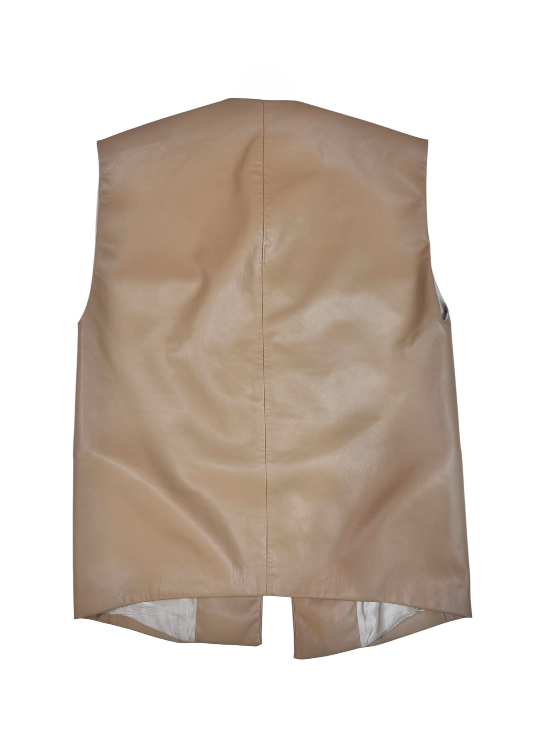 Chaleco beige Zara