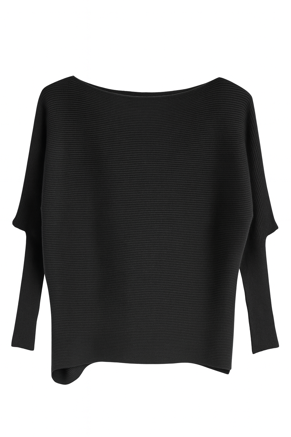 Sweater negro de punto
