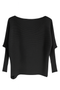 Sweater negro de punto