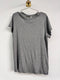 Camiseta gris manga corta