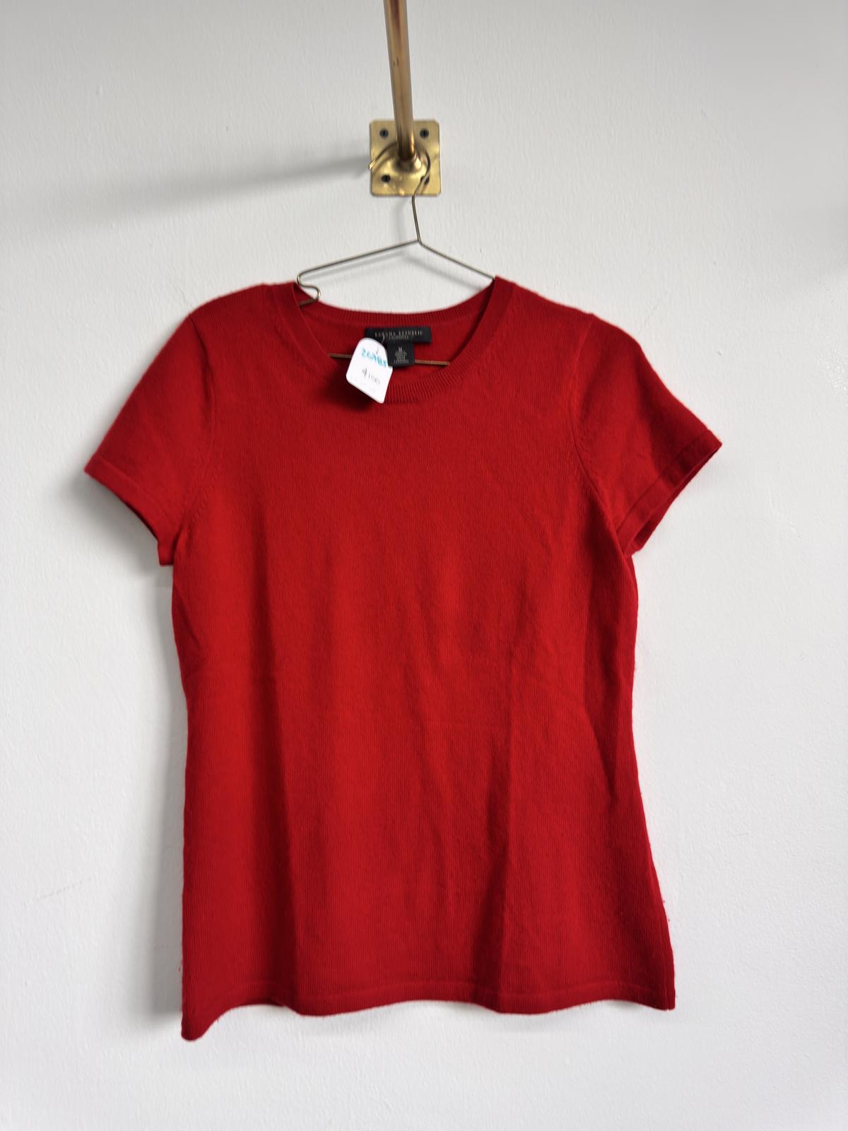 Camiseta rojo de punto Banana