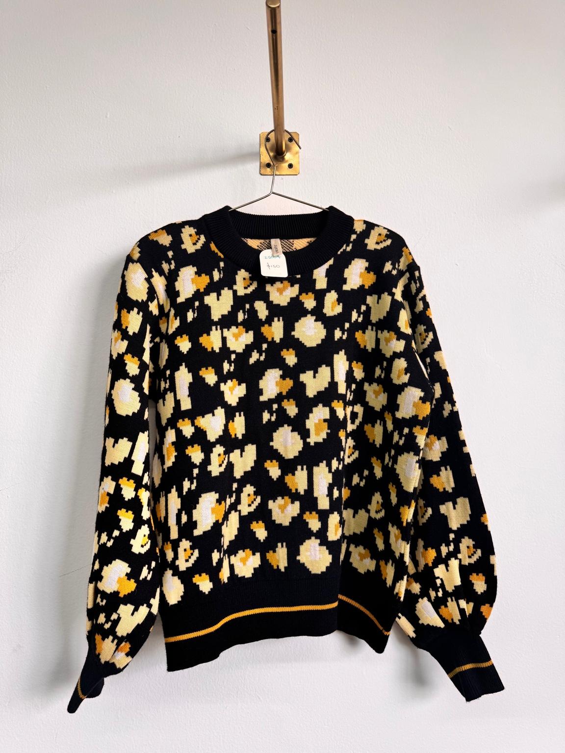 Suéter estampado animal print
