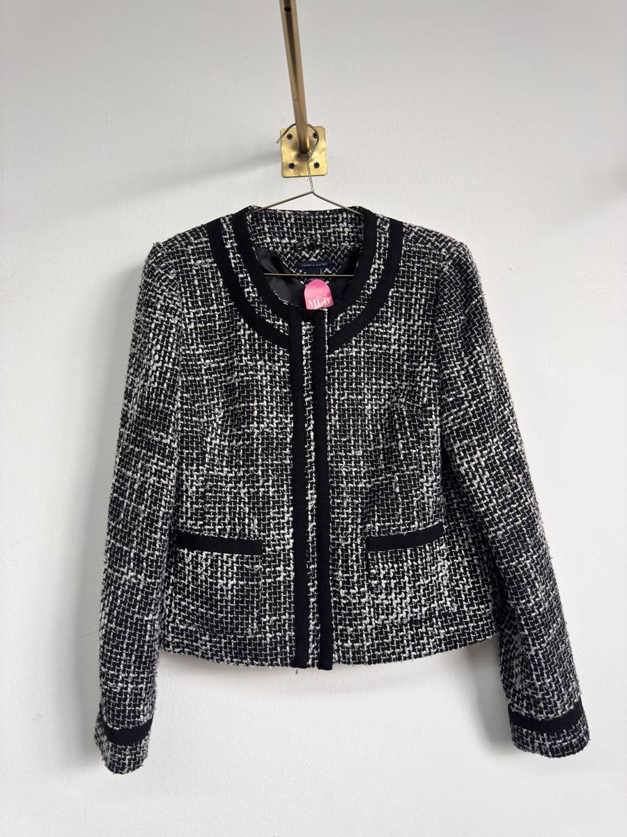 Chaqueta en blanco y negro Tommy