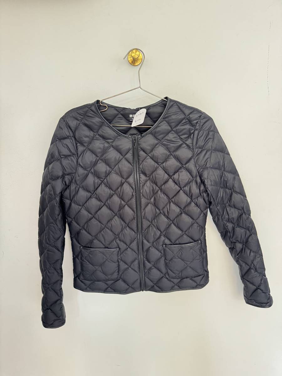 Chaqueta acolchada negro UNI QLO