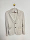 Blazer corto blanco hueso