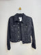 Chaqueta denim negra Bershka