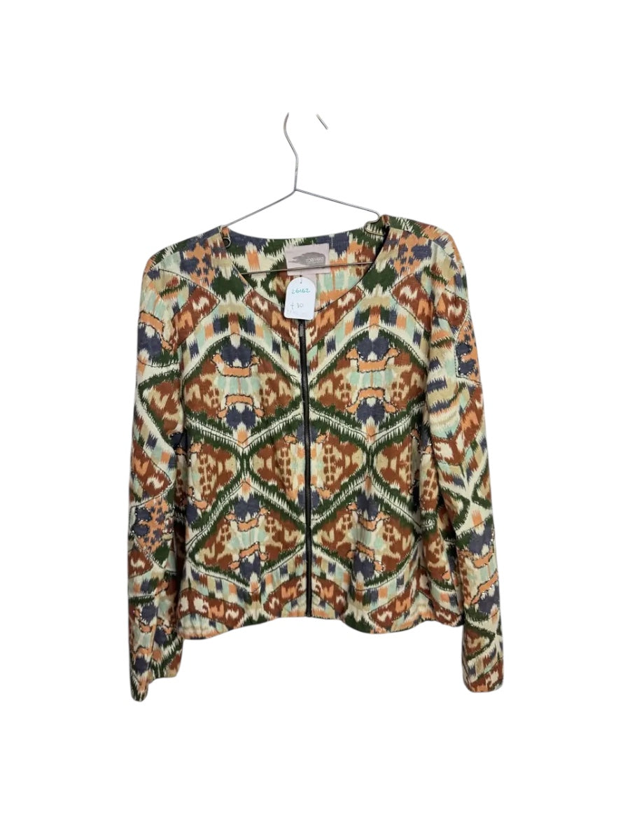 Chaqueta geométrica multicolor