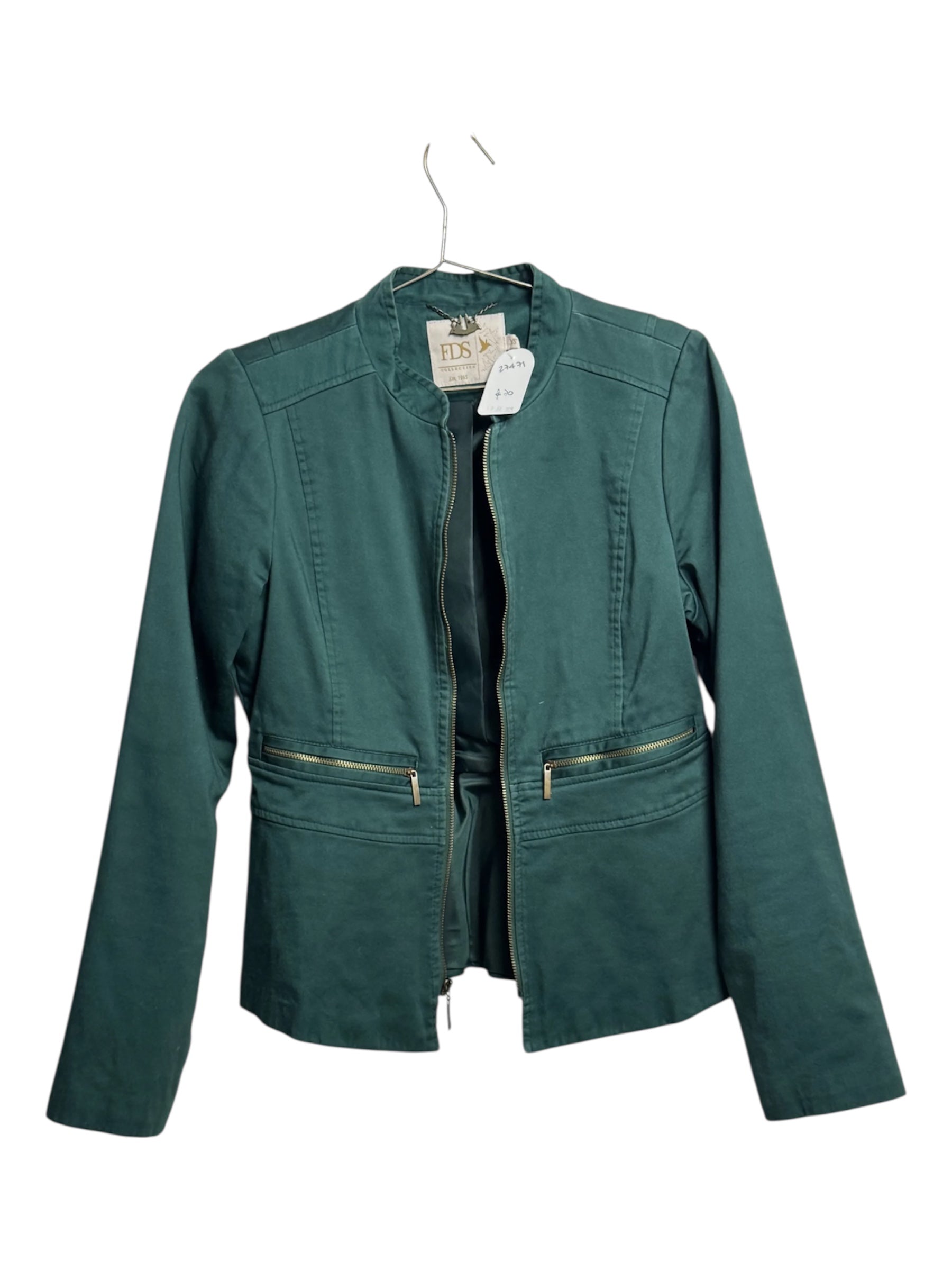 Chaqueta verde esmeralda