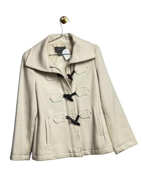Abrigo corto beige Ann Taylor