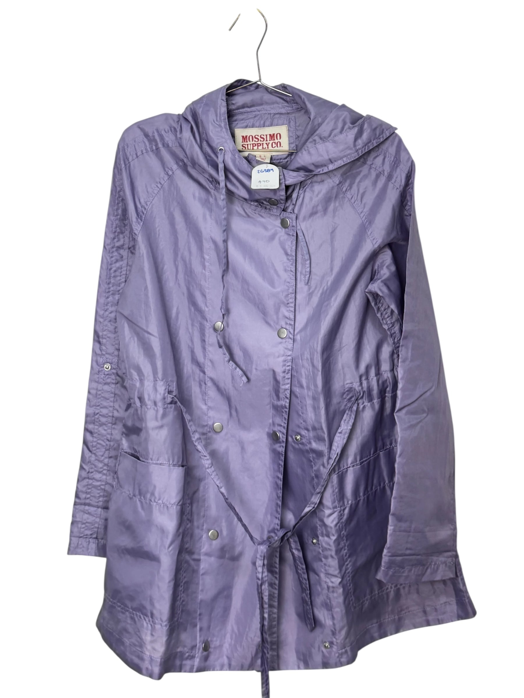 Chaqueta impermeable lila