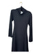 Vestido cuello tortuga negro