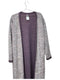 Cardigan largo morado