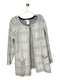 Chaqueta con cuadros grises