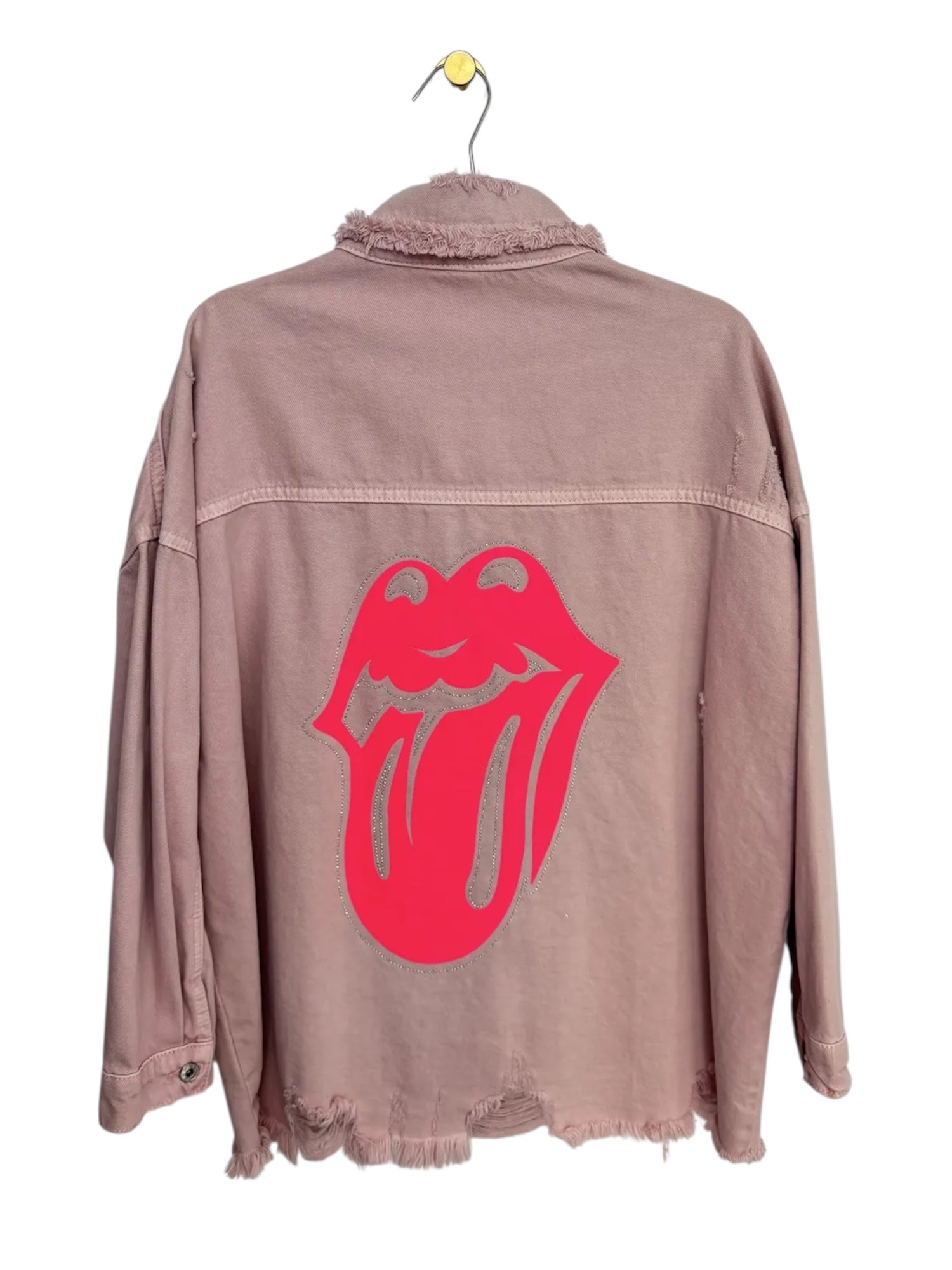 Chaqueta rosa Rolling Stones