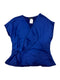 Blusa satinada azul Zara