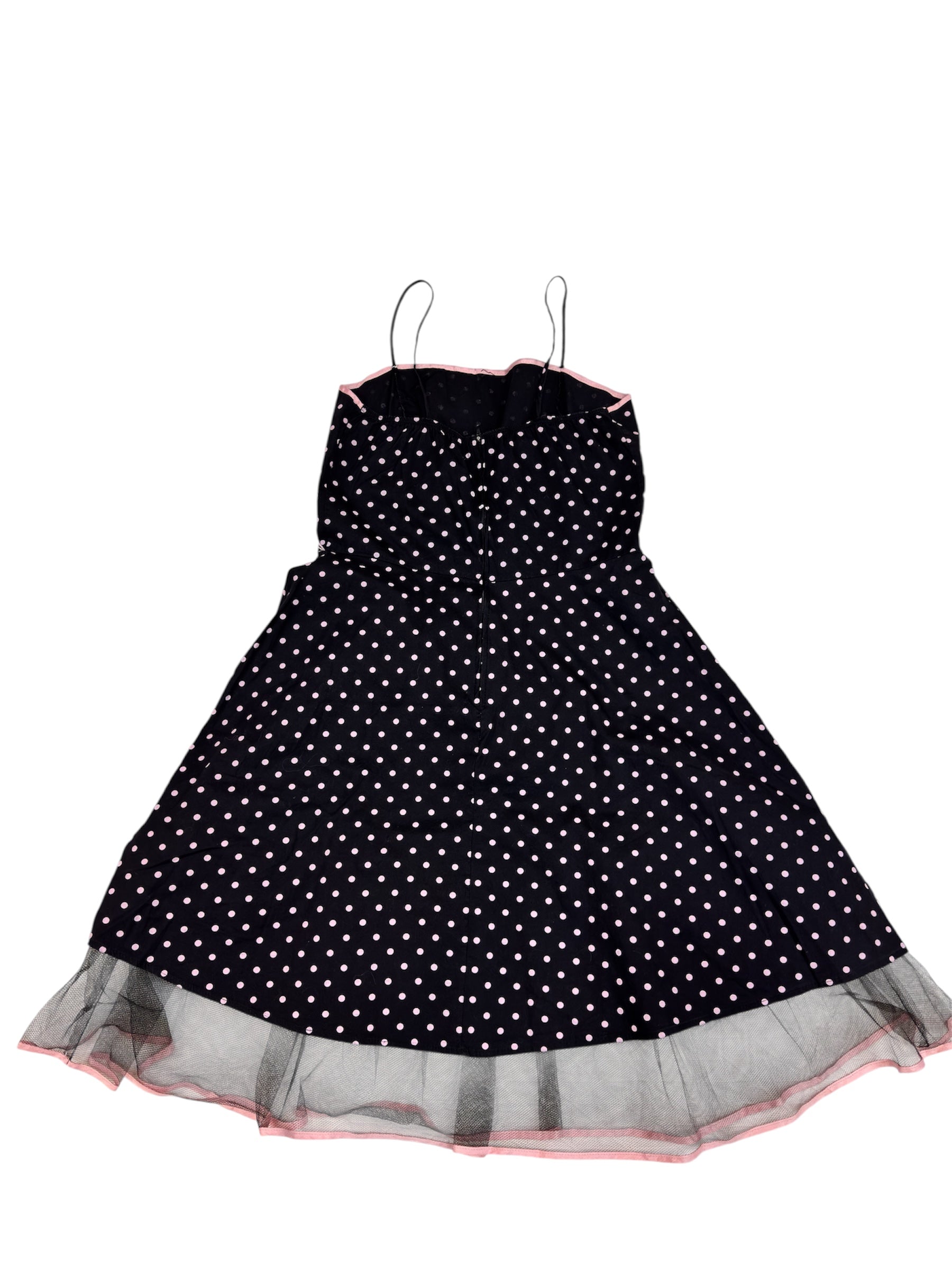 Vestido de lunares rosa