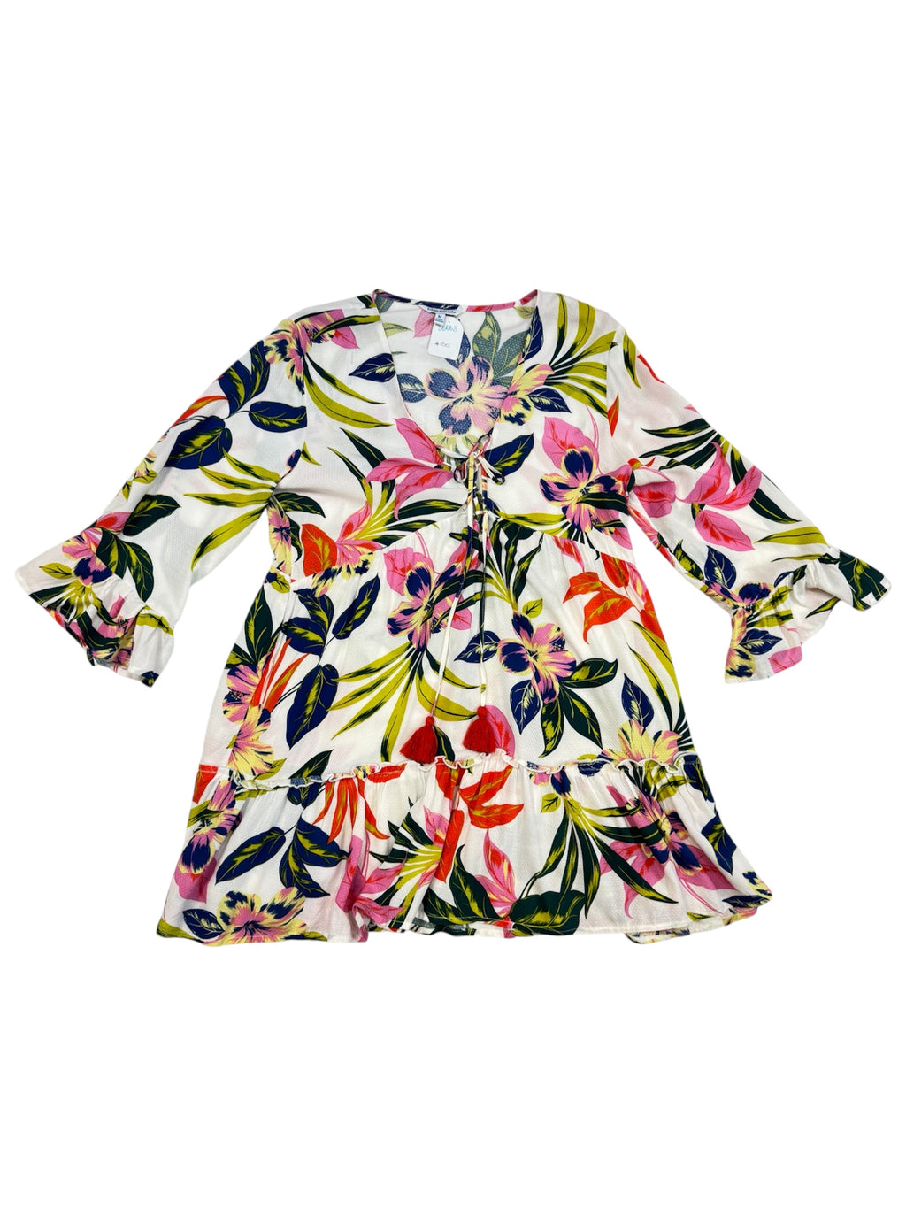 Blusa estampado tropical