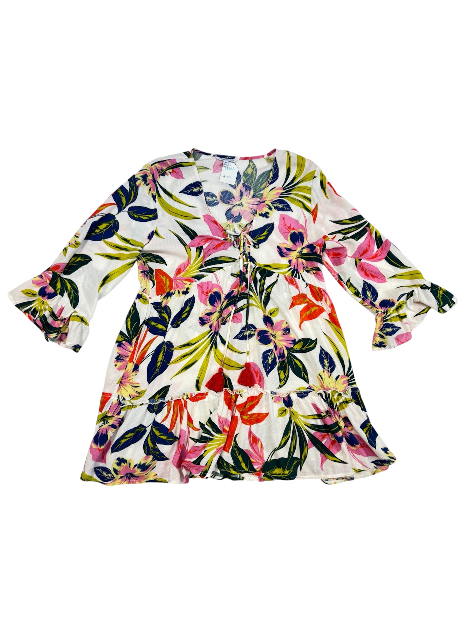 Blusa estampado tropical