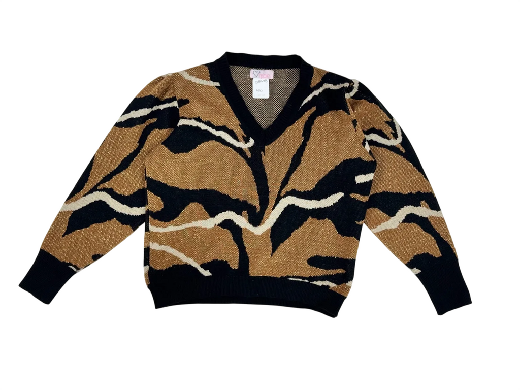 Suéter estampado animal print