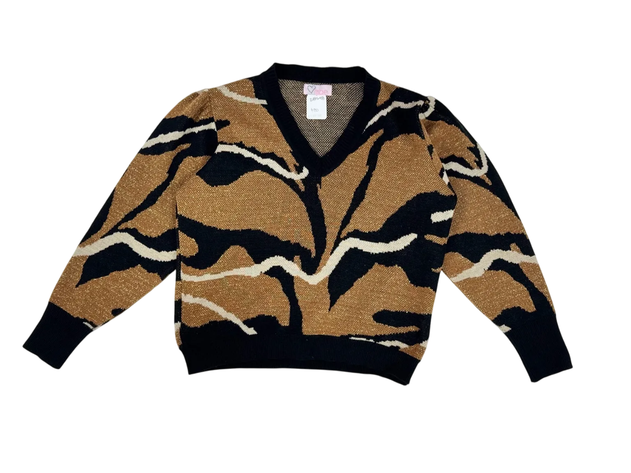 Suéter estampado animal print