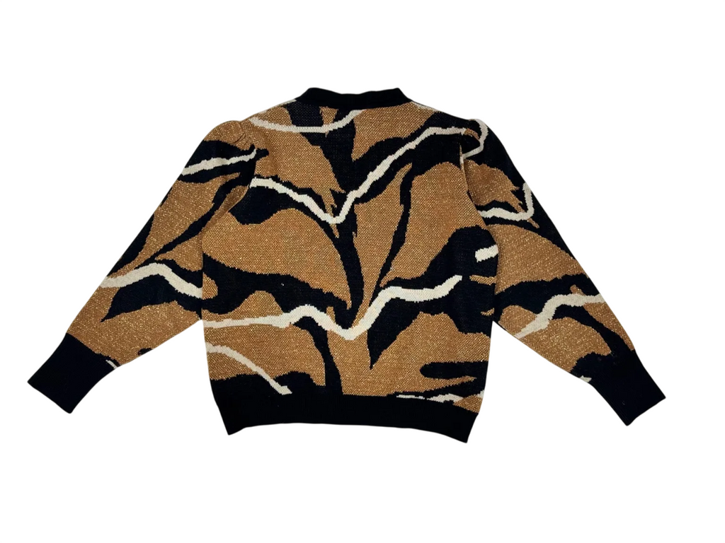 Suéter estampado animal print