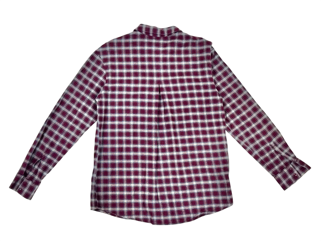 Camisa de cuadros manga larga